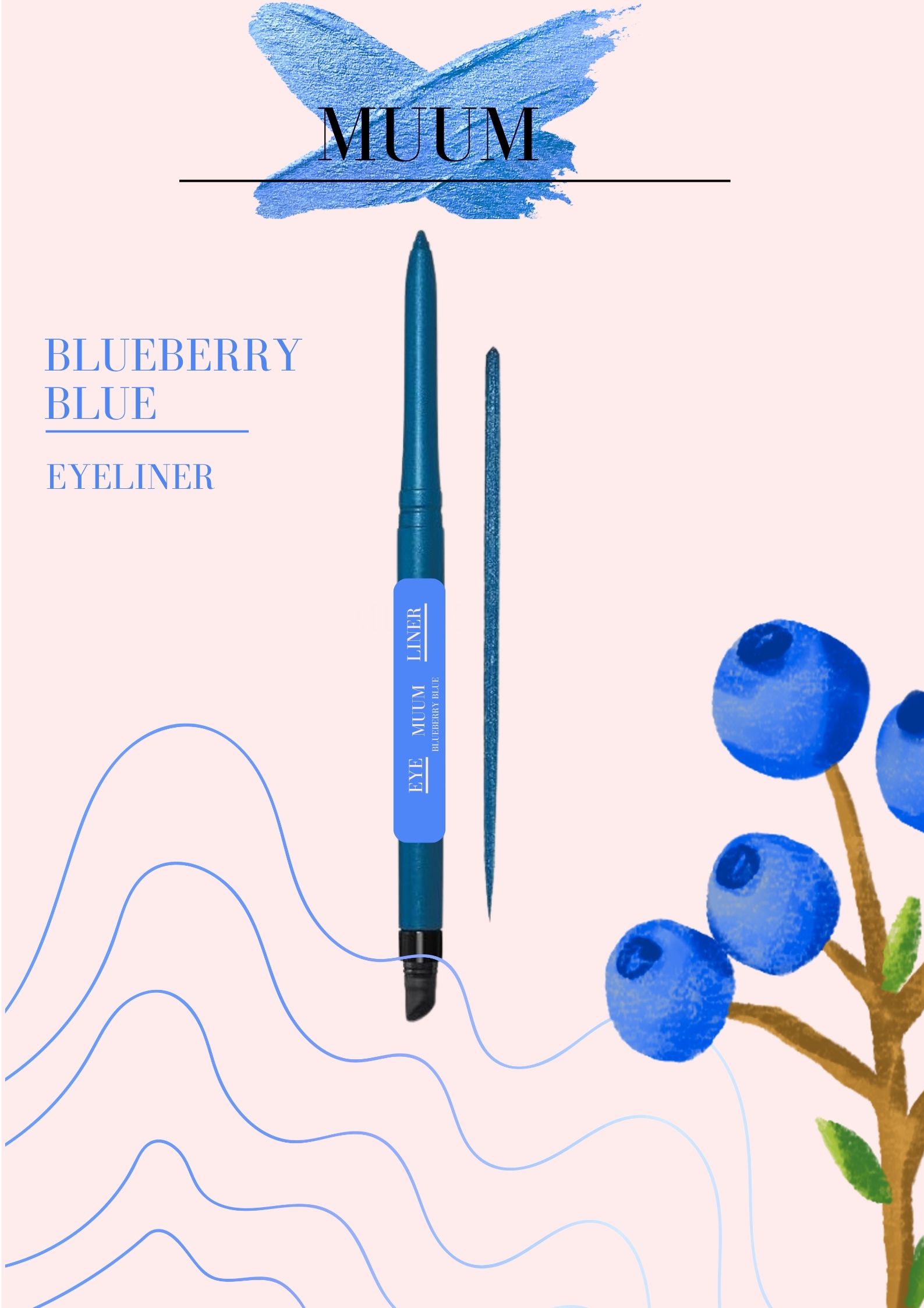 Blueberry Blue Eyeliner